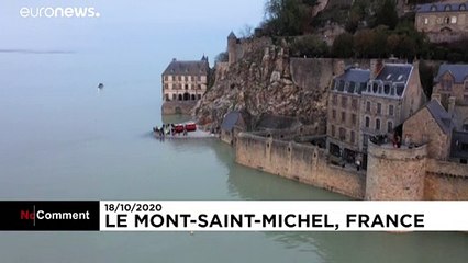 Der Mont Saint-Michel ist wieder eine Insel