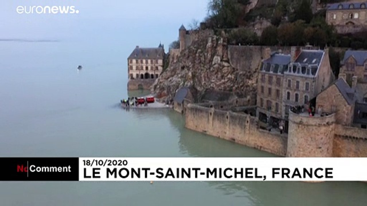 Der Mont Saint-Michel ist wieder eine Insel