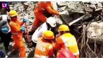 Raigad Building Collapse Rescue Ops: २४ तासांनी ६० वर्षीय महिलेले बाहेर काढण्यास NDRF ला यश
