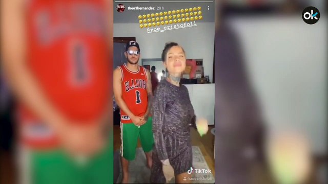 Theo Hernández y su novia incendian Tik Tok con un baile en el que se cambian la ropa