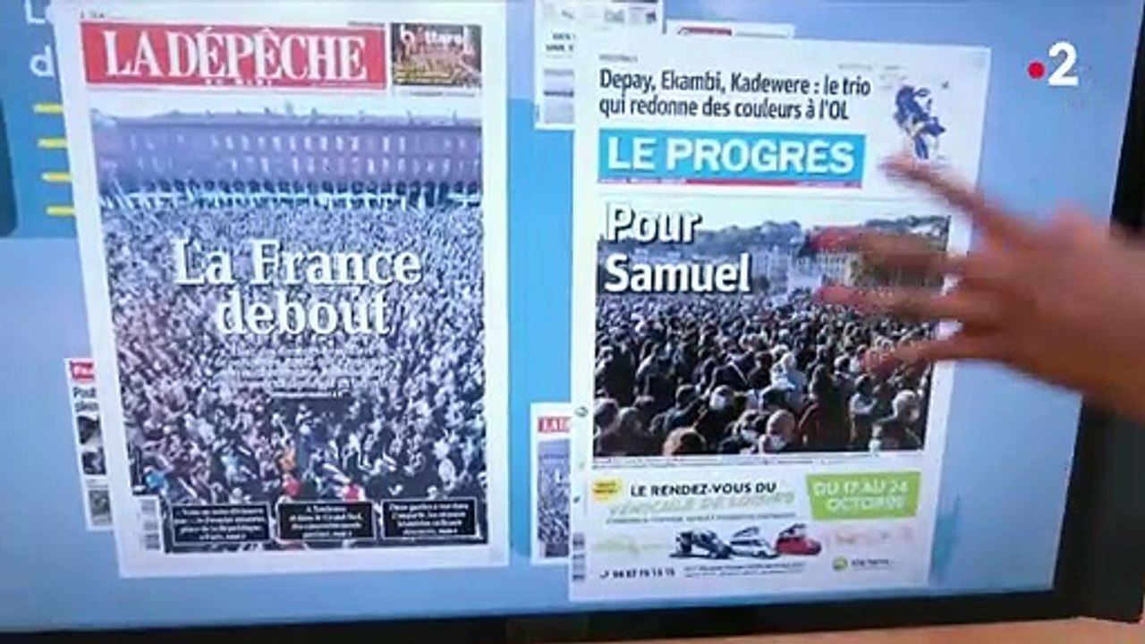 Kiosque à journaux : hommage à Samuel Paty, migrant décédé et conflit social en Martinique