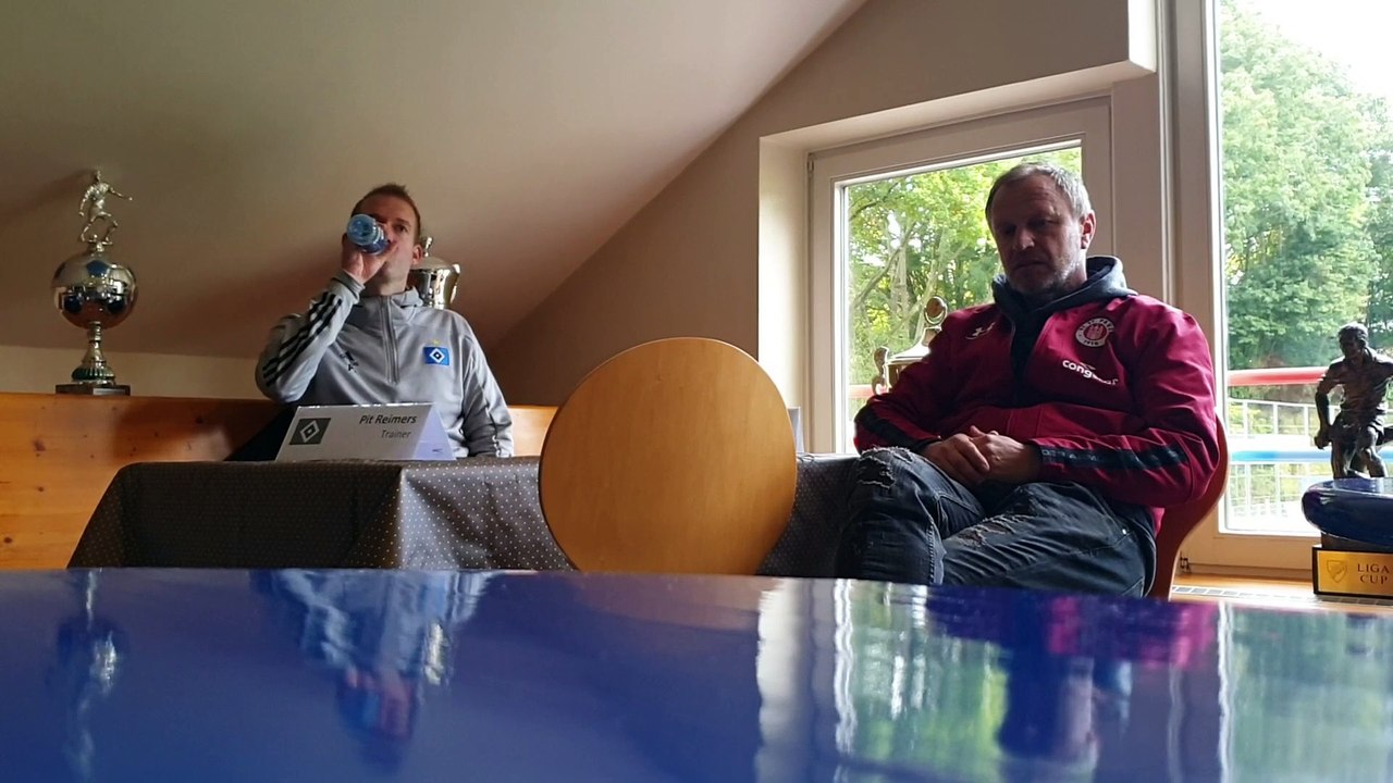 Kein Derbysieger: St. Pauli II vs. HSV II - die PK im Video