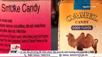 Cảnh báo tình trạng học sinh mua kẹo thuốc lá tại cổng trường