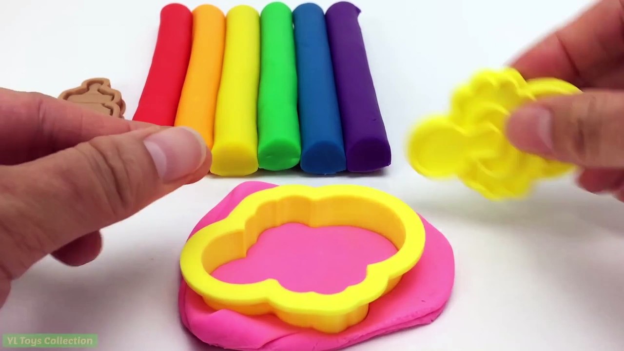learn colors with 8 color play doh