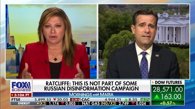 DNI Radcliffe: Hunter Biden Emails Implicating Dad, Is Not Russian Disinformation