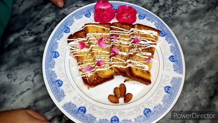 how to make french toast_sweet milk bread_sweet egg bread  homemade indian style -  فرنچ ٹوسٹ بریڈ