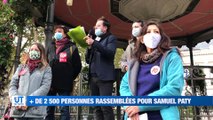 A la Une : Premier couvre-feu / 2 500 personnes en hommage à Samuel Paty / Surveillance en temps réelle dans les TER /