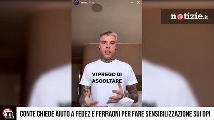 Conte telefona a Chiara Ferragni e Fedez: "Fate capire ai giovani che la mascherina va indossata"
