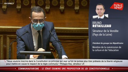 Loi contre le communautarisme: "La loi de 1905 ne peut pas tout" affirme Bruno Retailleau