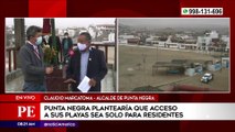 Punta Negra plantearía que acceso a sus playas sea solo para residentes | Primera Edición (HOY)