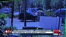 Caught on Camera: San Bernardino street vendor run down