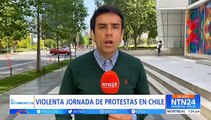 Más de 500 detenidos en Chile durante jornada de conmemoración de protestas