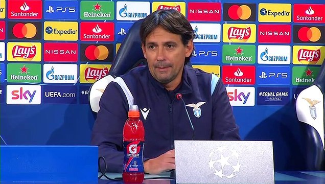 CONFERENZA STAMPA INZAGHI - IMMOBILE PRE LAZIO DORTMUND