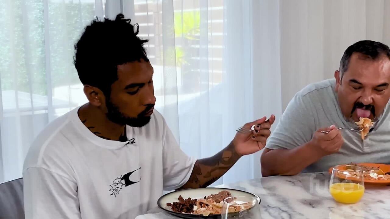 Miguel 'Plating eating conversation'