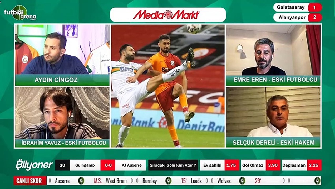 Selçuk Dereli: "Galatasaray'ın buz gibi golü iptal edildi"