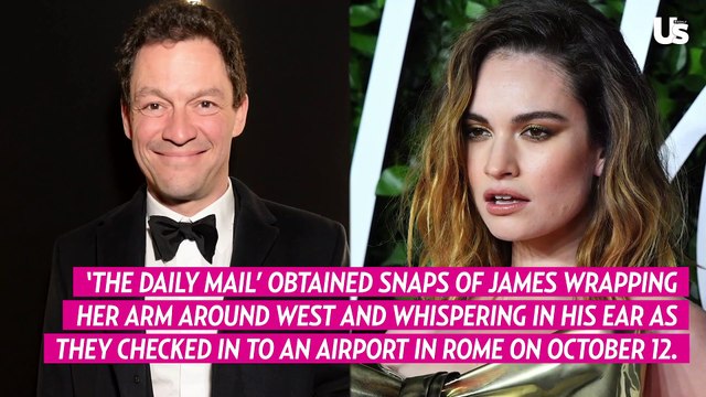 Lily James And Dominic West Cuddle At Rome Airport In Newly Emerged Photos After Pda-filled Trip