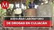 Asegura laboratorio de drogas en comunidad rural de Culiacán, Sinaloa