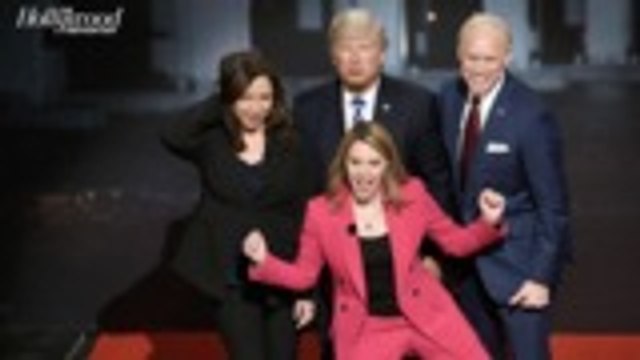 'SNL' Recap: Issa Rae Hosts, Trump and Biden Town Halls Spoofed, Kanye West and NBC Get Shaded | THR News