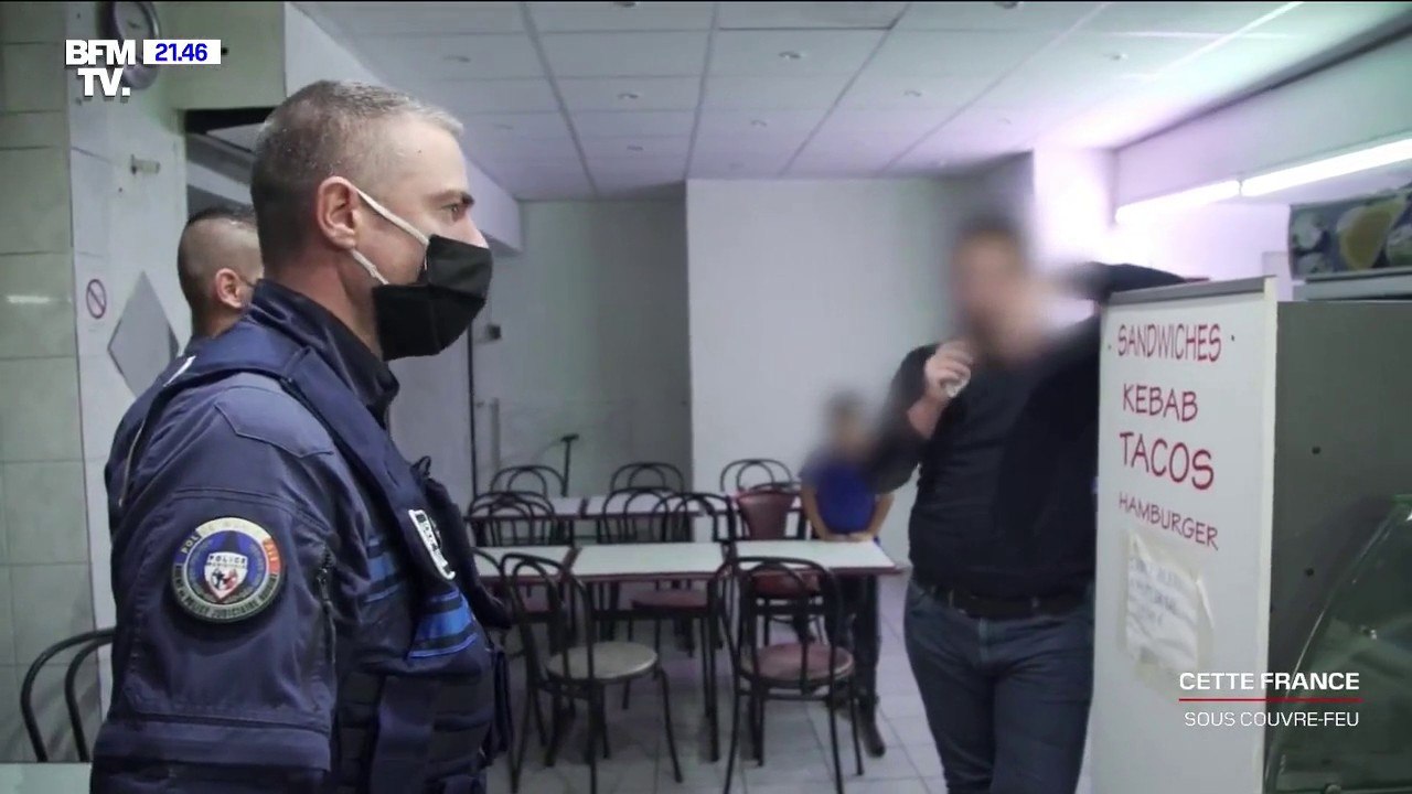Le rappel à l'ordre des policiers lors de la mise en place du couvre-feu à Viry-Chatillon