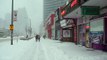 Winter Snow Storm in Toronto Canada -
