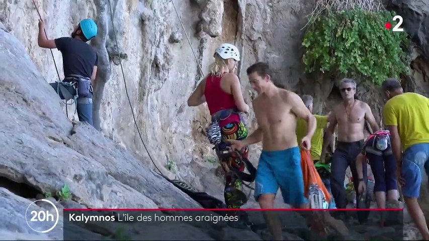 Escalade : Kalymnos, le paradis des grimpeurs - Vidéo Dailymotion