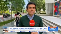 Más de 500 detenidos en Chile durante jornada de conmemoración de protestas