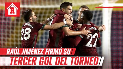 Raúl Jiménez firmó su tercer gol de la campaña ante el Leeds United de Bielsa