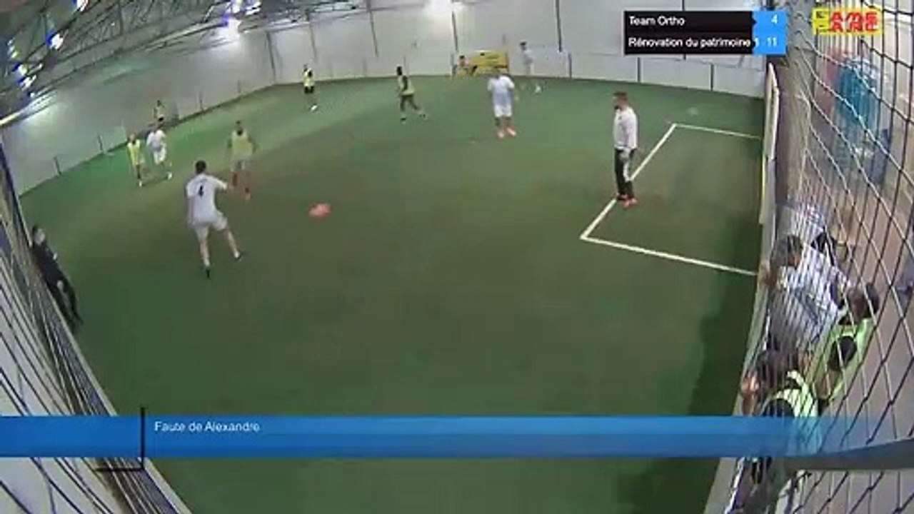 Faute de Alexandre - Team Ortho Vs Rénovation du patrimoine 1 - 19/10/20 19:00 - LIGUE 1