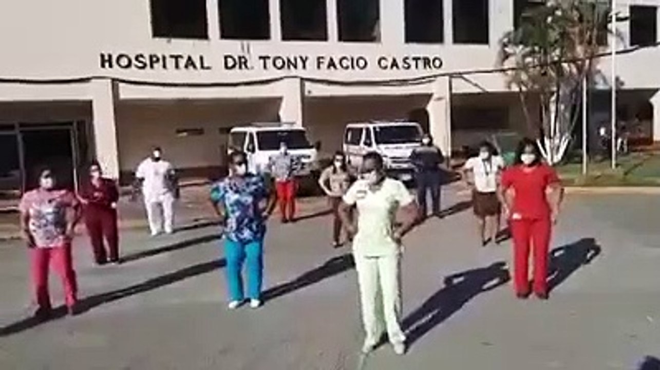 ¡Sabor limonense! Funcionarios de hospital oran al bailar canción sudafricana