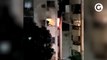 Vídeo mostra socorro a pessoas em apartamento em chamas na Praia do Canto