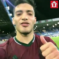 Raúl Jiménez manda mensaje a los aficionados luego de meter su gol