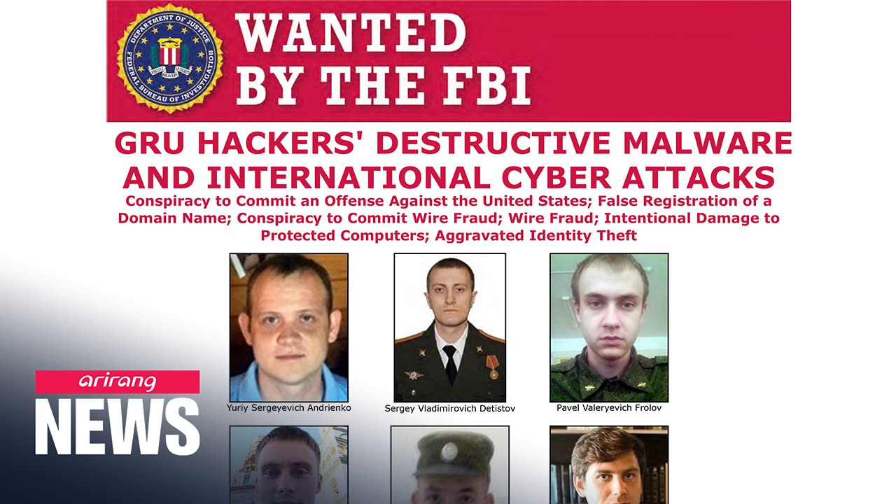 6 Russian military officers charged with worldwide cyberattacks