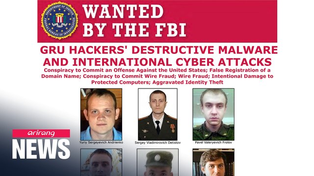 6 Russian military officers charged with worldwide cyberattacks