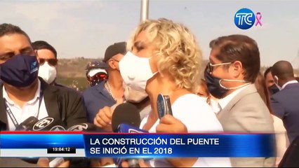 Autoridades inauguraron nuevo puente que unirá a Daule y Guayaquil