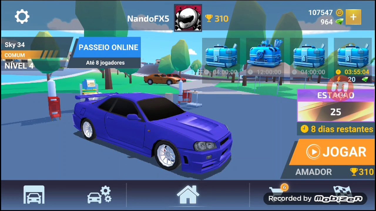 Drift Clash (Android) #6 - Ganhei um Nissan Skyline GT-R R34 no bônus diário!