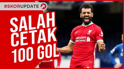 MOHAMED SALAH CETAK 100 GOL,  MASUK JAJARAN LEGEND LIVERPOOL