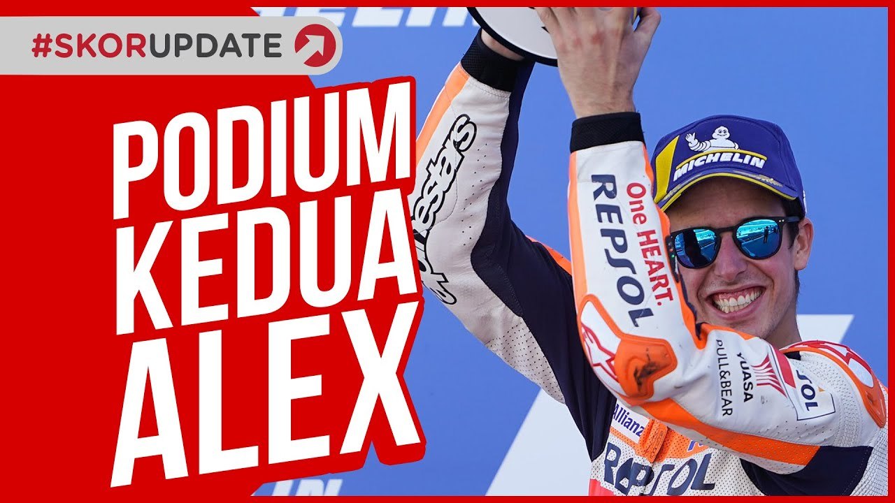 ALEX MARQUEZ KEMBALI NAIK PODIUM DI MOTOGP ARAGON
