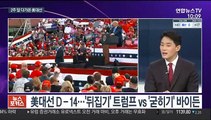 [뉴스포커스] D-14, '뒤집기' 트럼프 vs '굳히기' 바이든