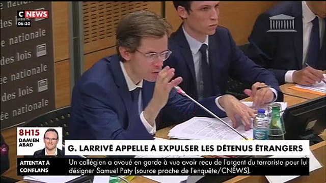 Islamisme - Le député Républicain Guillaume Larrivé veut renvoyer chez eux les 15.000 détenus étrangers actuellement dans nos prisons