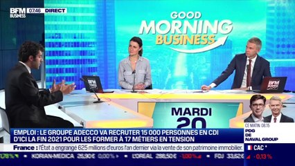 Alexandre Viros ( Adecco): Des perspectives d'embauche et de formation en simultané chez Adecco - 20/10