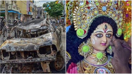 Were Bengaluru riots 'pre-planned'?; Restrictions on pandal hopping in West Bengal; more