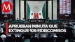 Comisión de Hacienda del Senado aprueba minuta sobre extinción de fideicomisos