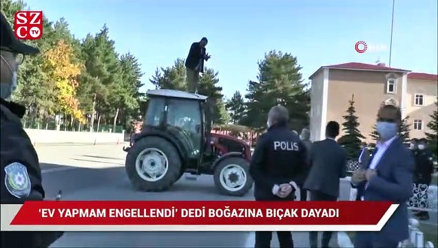 ‘Ev yapmam engellendi’ dedi boğazına bıçak dayadı