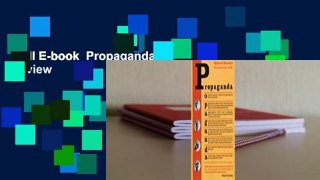 Full E-book  Propaganda  Review