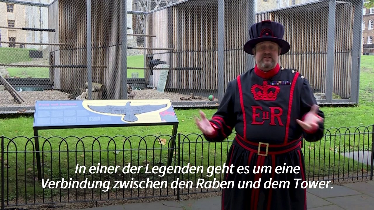 Zu Besuch beim Hüter der Raben im Londoner Tower