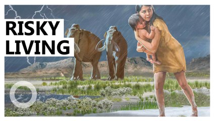 Fossilized Tracks Show Woman And Child's Dangerous Journey