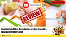 Vegetable Spiral Slicer Cucumber Carrot Potato Vegetables Spiral Cutter -  Kitchen Gadget