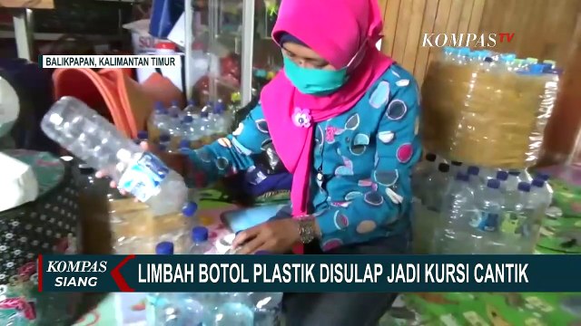 Limbah Botol Plastik Disulap jadi Kursi Cantik
