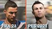 BENZEMA, MBAPPÉ, MESSI... Ont-ils un visage plus réussi sur FIFA 21 ou sur PES ? Comparatif !