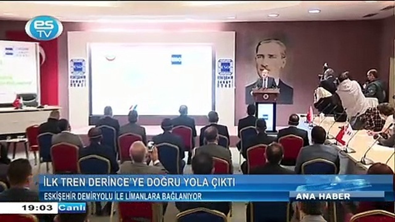 Eskişehir demiryolu ile limanlara bağlanıyor